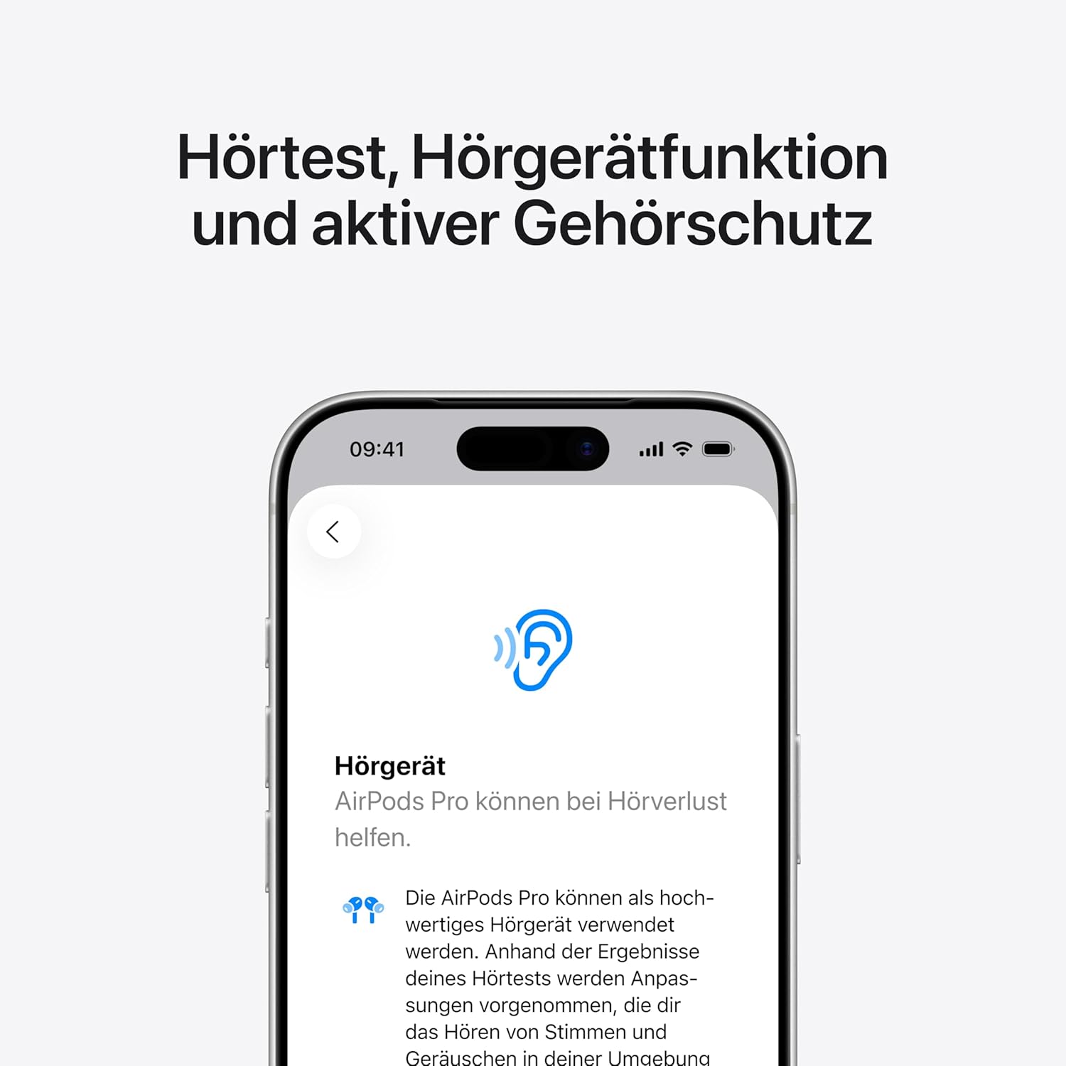 Apple AirPods Pro 3 Kabellose In‑Ear Kopfhörer